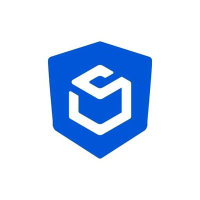 A blue hexagon logo with a white stylized S at the center symbolizes ShipAid’s dedication to package protection, displayed on a white background.